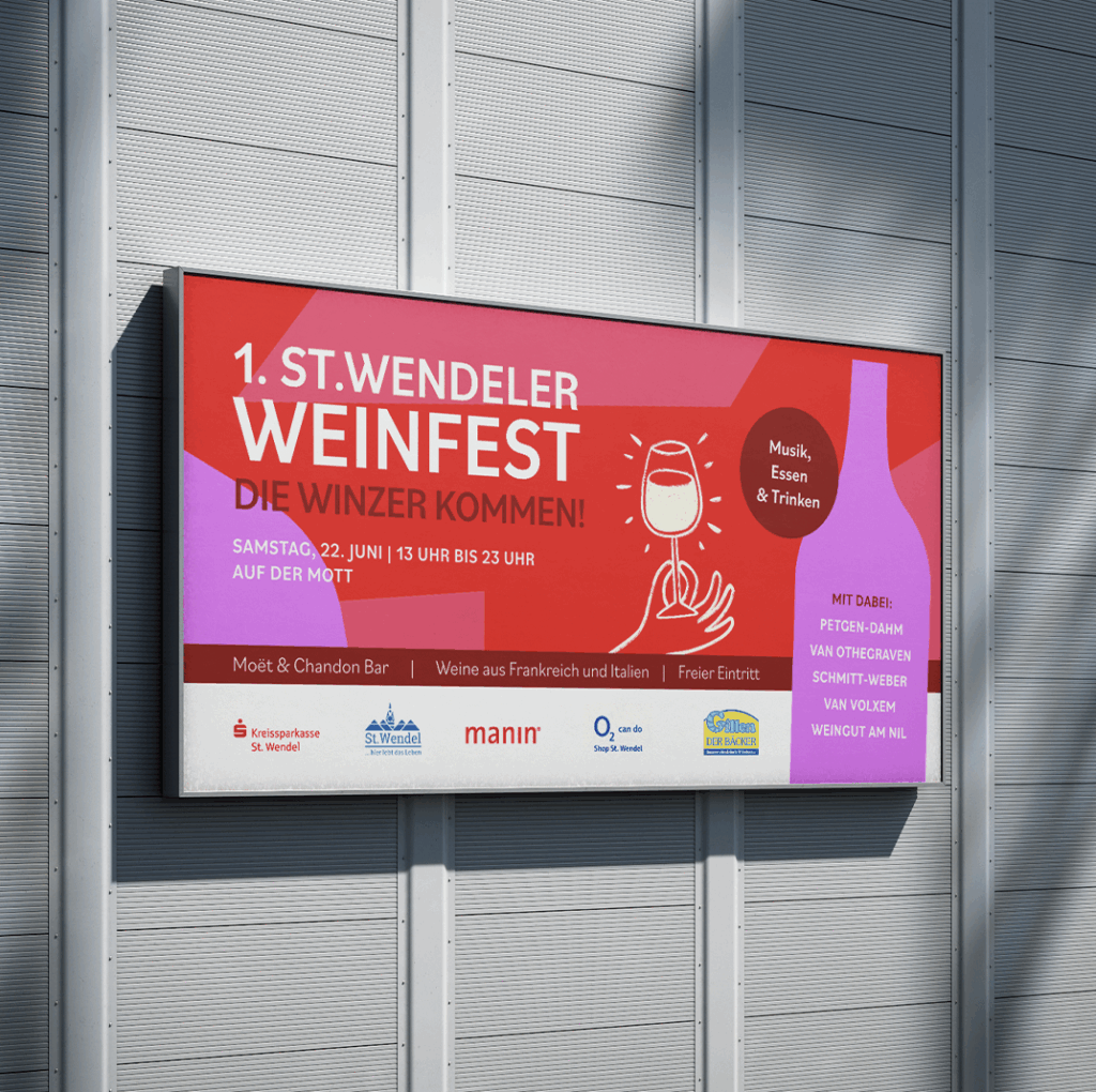 Bauzaunbanner St.Wendeler Weinfest