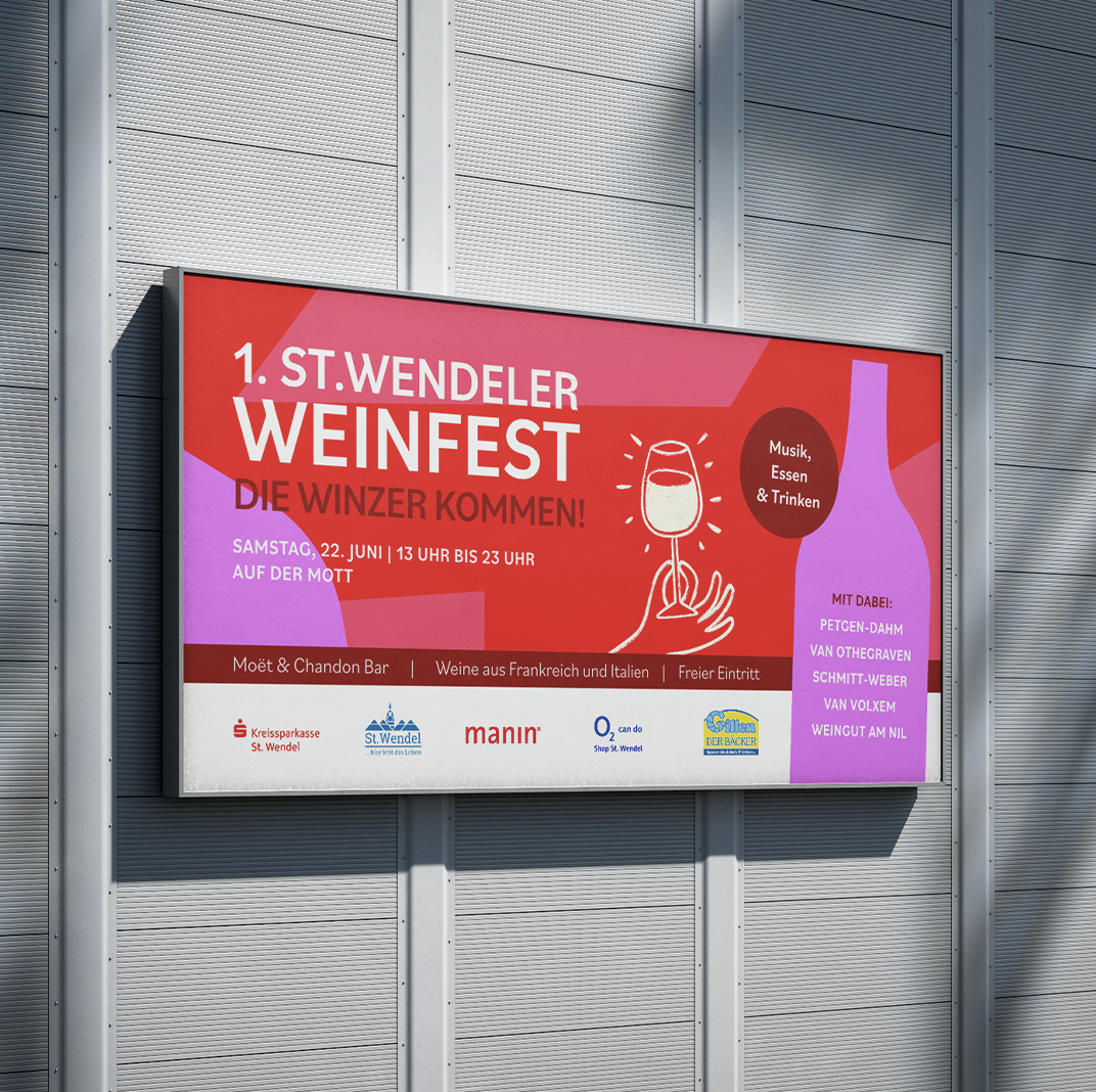 Bauzaunbanner St.Wendeler Weinfest