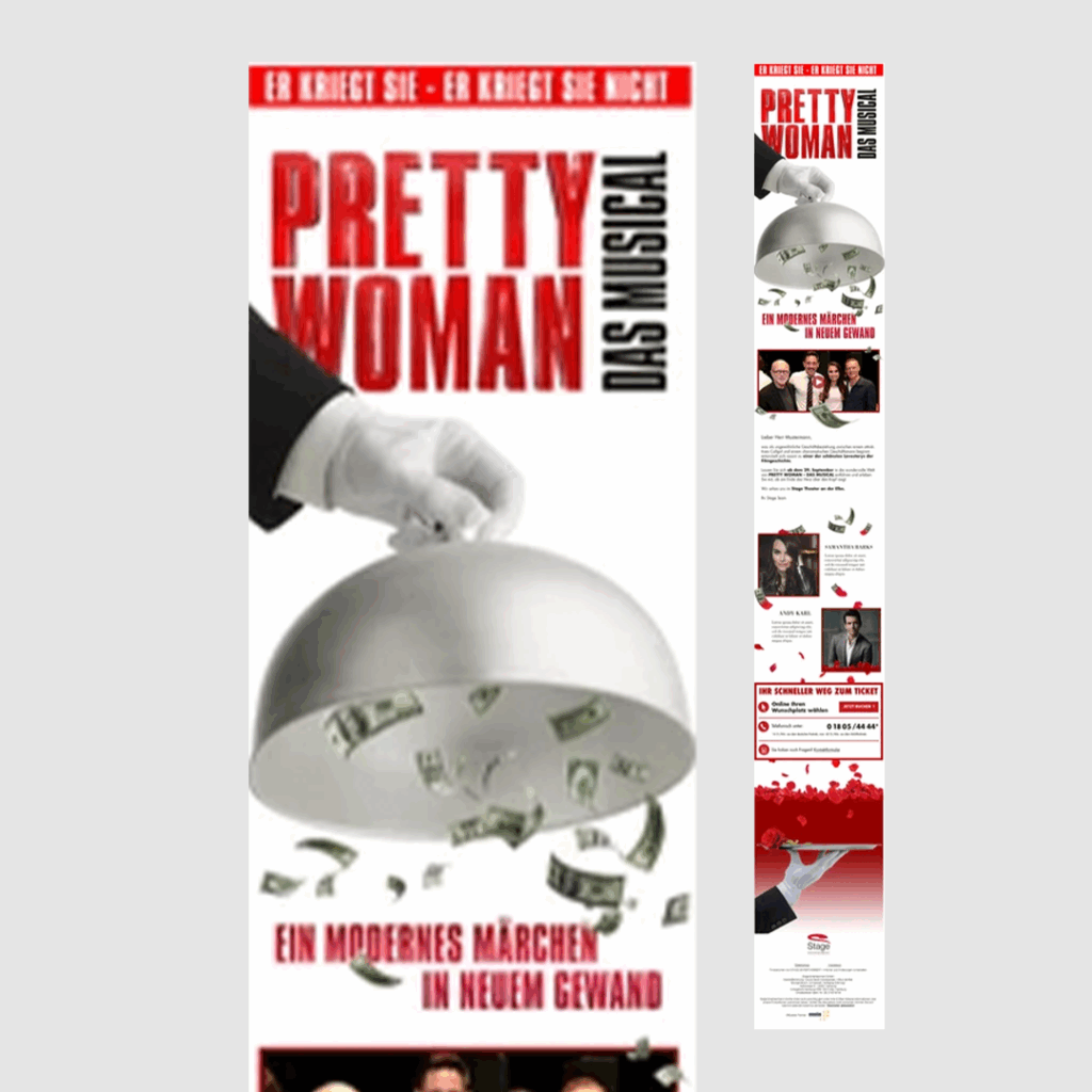Mailing Stage Entertainment Hamburg Pretty Woman